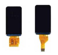 Écran LCD TFT IPS de 1,47 pouces, résolution 172x320, interface SPI, pilote GC9307, IC350cd/m2, FPC personnalisable, TP 1500:1, contraste, dispositifs médicaux