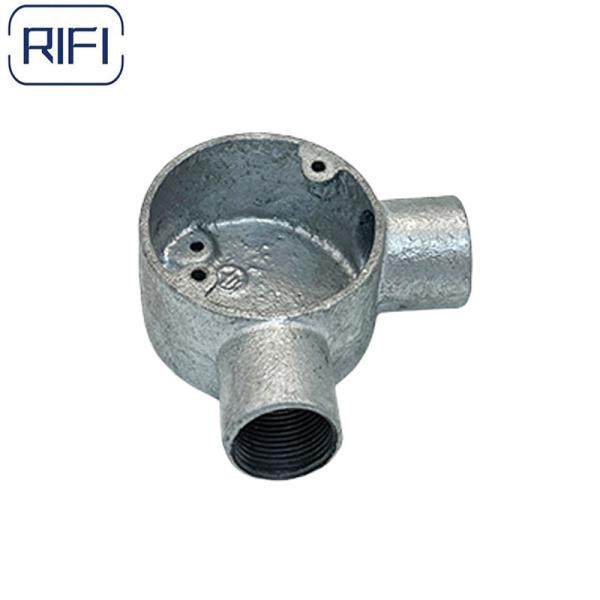 4 Way Electrical Box Fittings BS4568 / BS31 GI Conduit Fittings