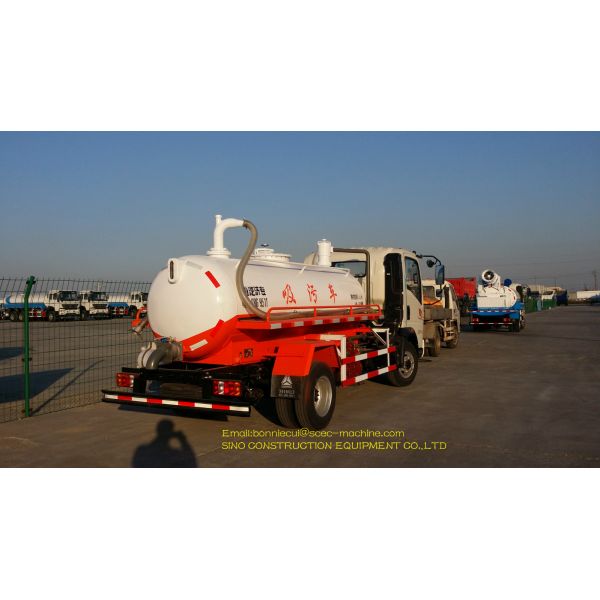 12000 Liters Special Purpose Truck Sewage Water Suction Truck Anti Rust