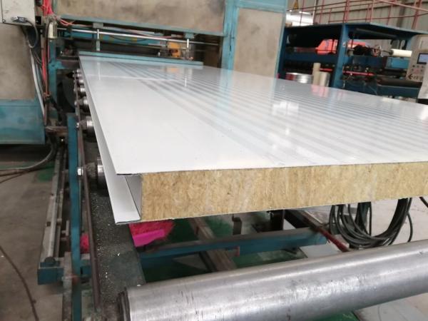 Clean Room Use Fireproof Panel Rock Wool Sandwich Panel For Clean Room Manufacturer