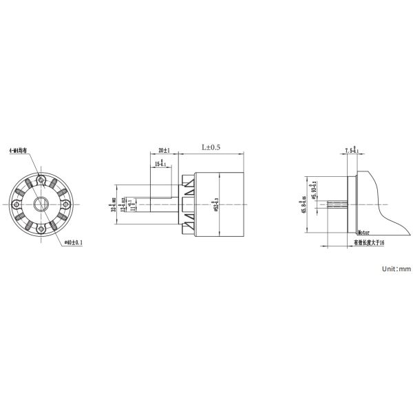 Сплава цинка Dia PG52A-ZA-HT 52mm зубы винтовой линии коробки передач редуктора прочного планетарные