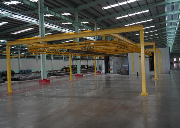 40m*13m*6m Workshop Electrostatic Powder Coating Line Metal Powder Coating Machine