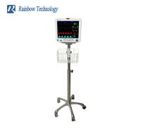 Chariot de surveillance du patient de 140 cm de hauteur avec une capacité de charge de 30 kg