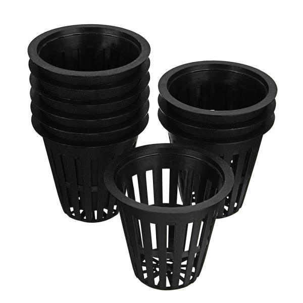 Copo de plástico hidropónico resistente à corrosão para plantas saudáveis e fortes