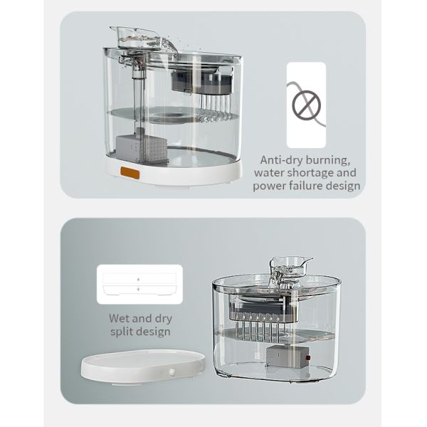 Large Capacity Automatic Pet Water Dispenser Cat Fountain Pet Products Drinker