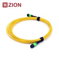 12 Fibras MPO Fêmea para MPO Fêmea Singlemode 3,0 mm LSZH MPO Patch Cord