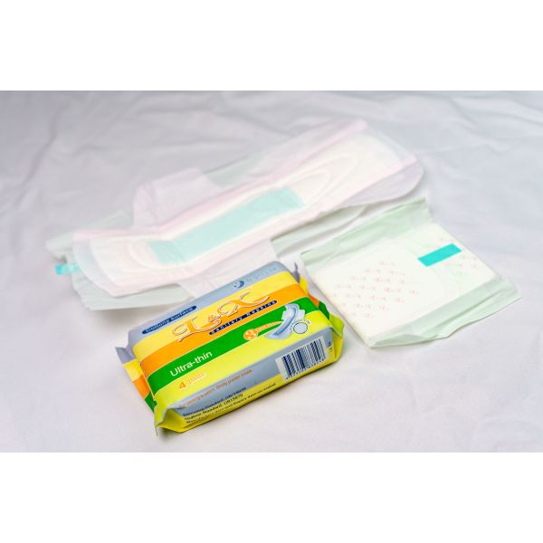 283mm Night Sanitary Napkin Incorporating Ultra Thin Thickness and Super Absorbent Polymer SAP Core Technology for Absorbency