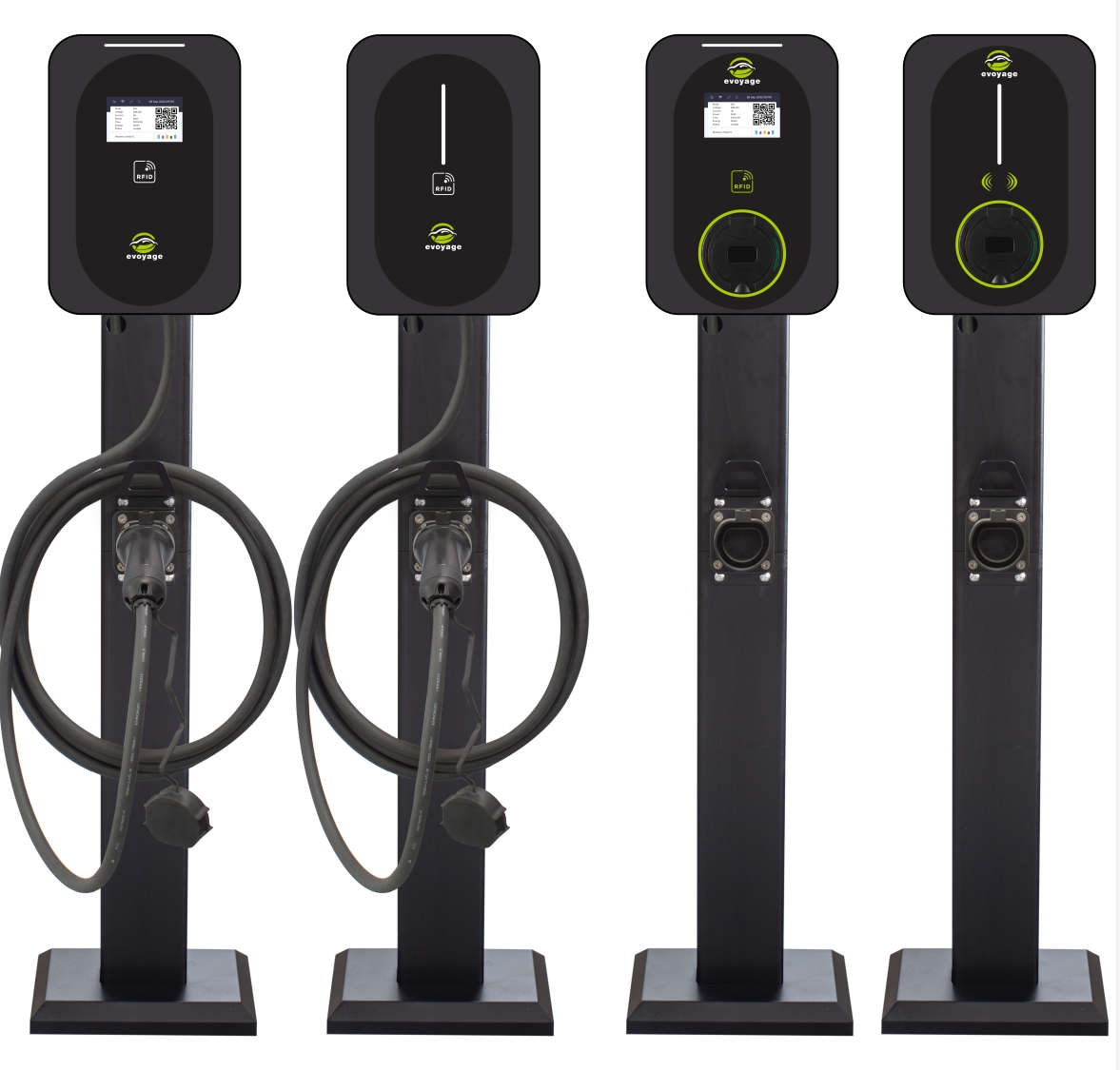 Wallbox EVSE зарядная станция типа 2 22kw 32a 3 фазы WIFI 4G APP Wallbox с DLB