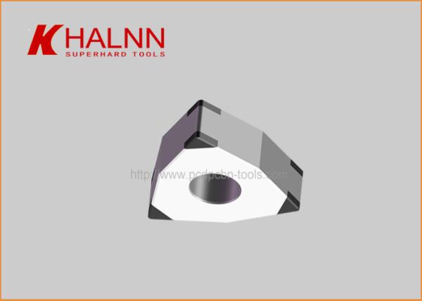 ISO9001 High Efficiency Pcbn Cutting Tools , Cubic Boron Nitride Inserts