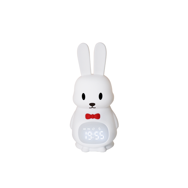 Le lapin de silicone Led Sleep Trainer pour bébé et enfant chambre à coucher rechargeable et mignon portable