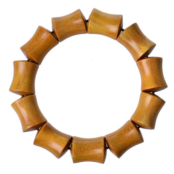 Sandalwood bamboo bone beads bracelet
