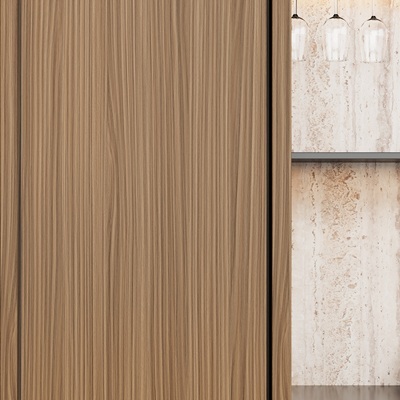 Natural Eucalyptus Wood Grain Decor Paper for Furniture Surface 