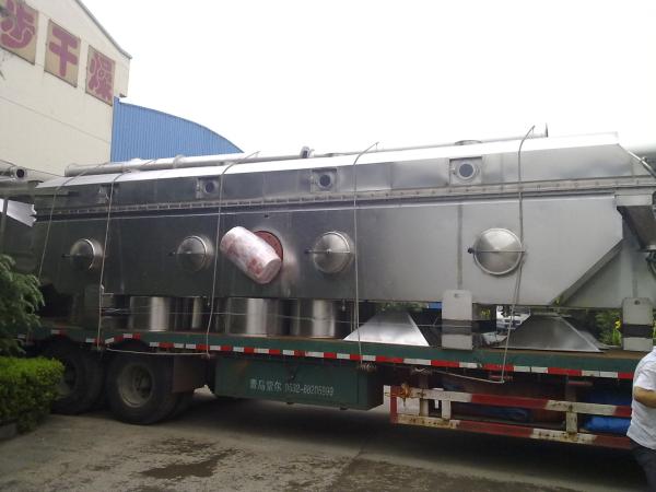 Máquina do secador da cama fluida de portador da movimentação do motor da vibração de Ventilex com capacidade grande 200 - 2600kg