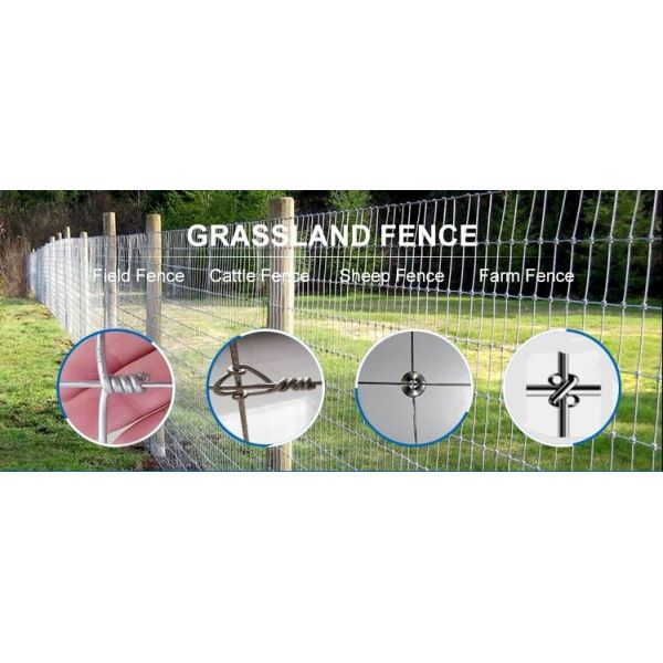 200m Length Wire Cattle Fencing , 90kgs/Mm2 Galvanized Cattle Panels