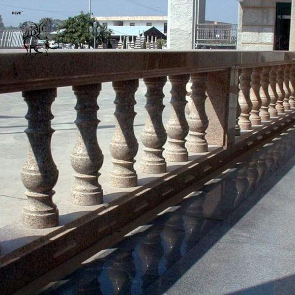 Natural Stone Granite Balustrade Marble Handrail Decorative Outdoor Railing Balcony Design Villa Hotel Garden