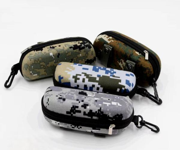 fashion light weight sunglasses case with plastic clip for sports eyewear  goggles cases