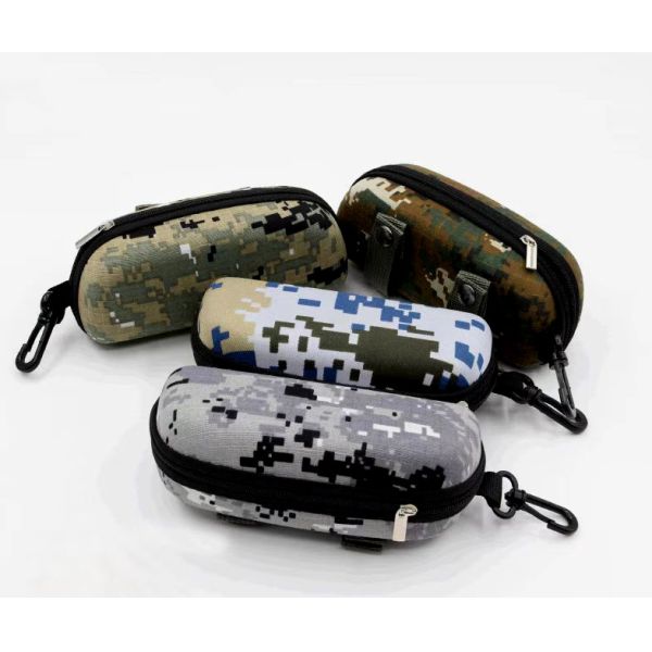 fashion light weight sunglasses case with plastic clip for sports eyewear  goggles cases