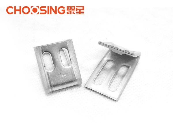 U Shape Metal Spring Clips Heavy Steel Construction With Plastic Covered