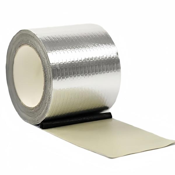 Adhesive Tape Aluminum Foil Thicken Butyl Tape , Water Leakage Tape For Roof