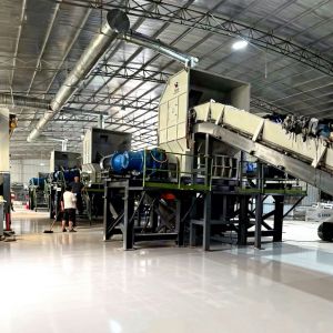 Customized Two Shaft Shredder for Metal Plastic Waste Recycling Machine for Sale
