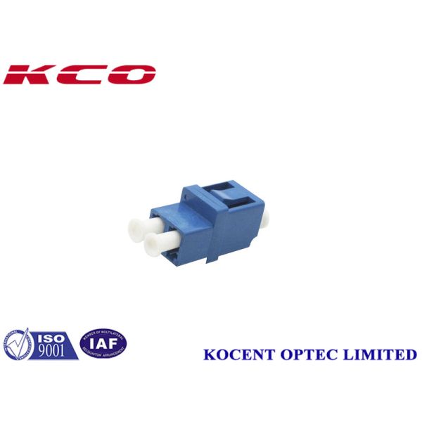 Fiber Optical Connector Adapters LC / UPC with IEC , Telcordia GR 326 Standard