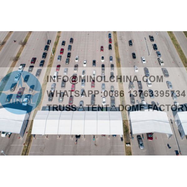 Drive Thrugh Aluminum Alloy Vaccine Hospital Tent Screening Structures