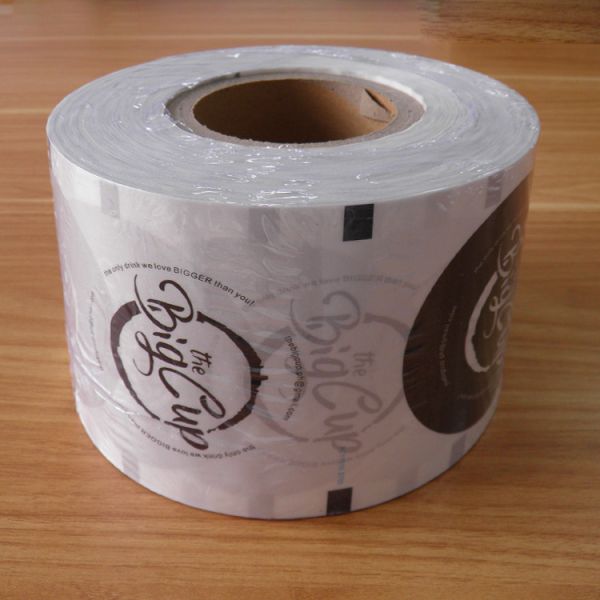 ODM Juice PP Cup 80 Micron Milk Tea Sealer Film Roll PE Glue 4 Rolls / Carton