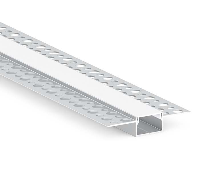 LEDCORP® Customized Aluminum Profile Recessed/Embedded/Reture Groove for Linear Light Assembly for Home Residence Office