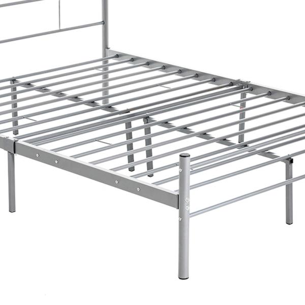 Adult Iron Bed Single European Style Electrostatic Powder Coating 11.5kg