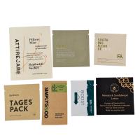 Sac d'emballage en feuille d'aluminium étanche à la chaleur lotion cosmétique shampooing mini soin de la peau sachet d'échantillon
