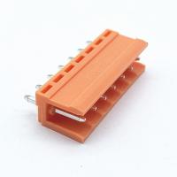 Homem Pluggable do ângulo vertical do bloco de terminais do parafuso do passo de HT396V 3.96mm
