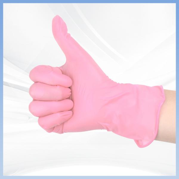Recyclable Flexible Synthetic Nitrile Gloves Convenient  In Many Occasions