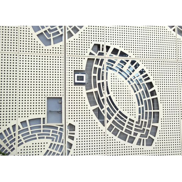 High Load Capacity Stamped Perforated Metal Precise Hole Pattern