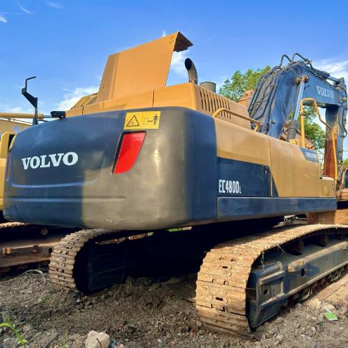 Used Korea Hydraulic Crawler Big Excavator Volvo 480 Good Performance High Work Efficiency