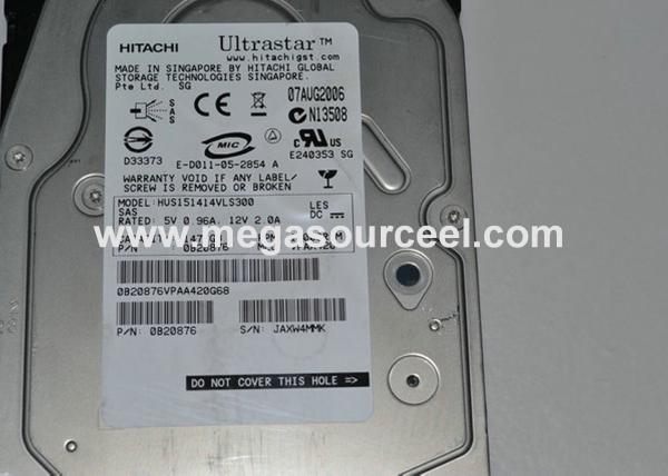 3.5 inch DELL 0UM902 147 GB  HUS151414VLS300 HGST 15K RPM U320 SAS hard disk