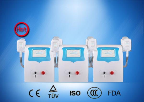 Salon / Clinic / Home Use Body Fat Freezing Machine Portable With Two Cryo Handles