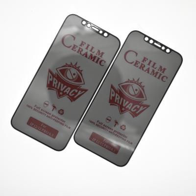 Ceramics Privacy Tempered Glass Screen Protector Clear For Iphone 12 Pro Max