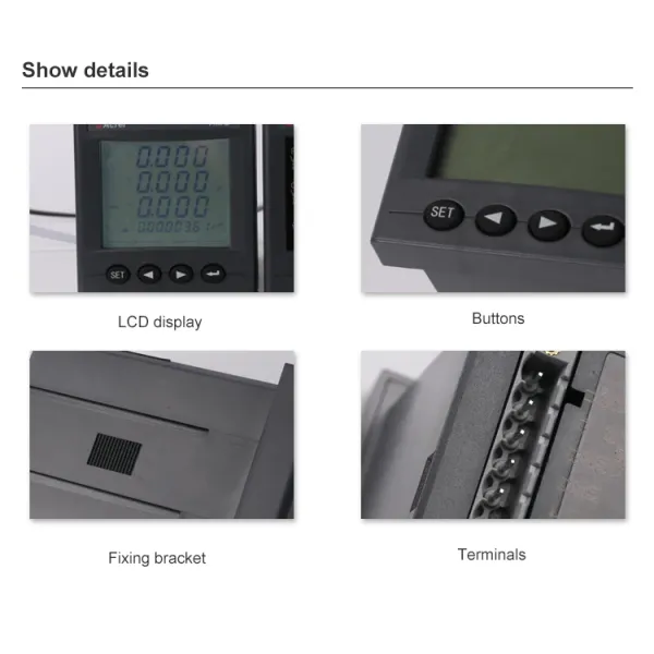 Acrel AMC96L-AI/M LCD дисплей 96*96 панель однофазный амперметр с аналоговым выходом 4-20mA