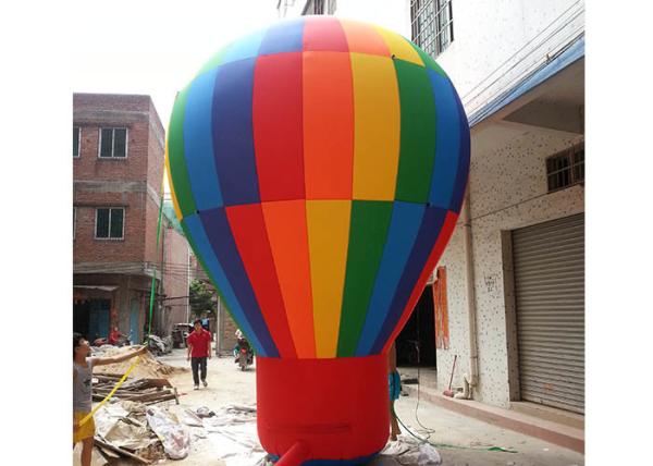 Customized Design Inflatable Advertising Products , Large Inflatable Balloon For Square