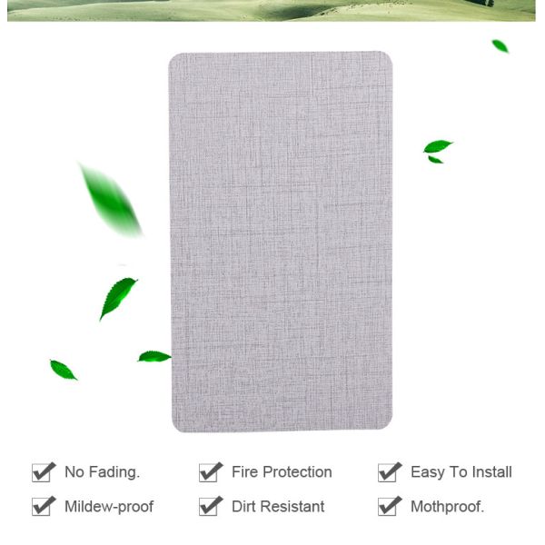 Доказательство прессформы панелей стены облицовки древесины угля водоустойчивой ткани бамбуковое