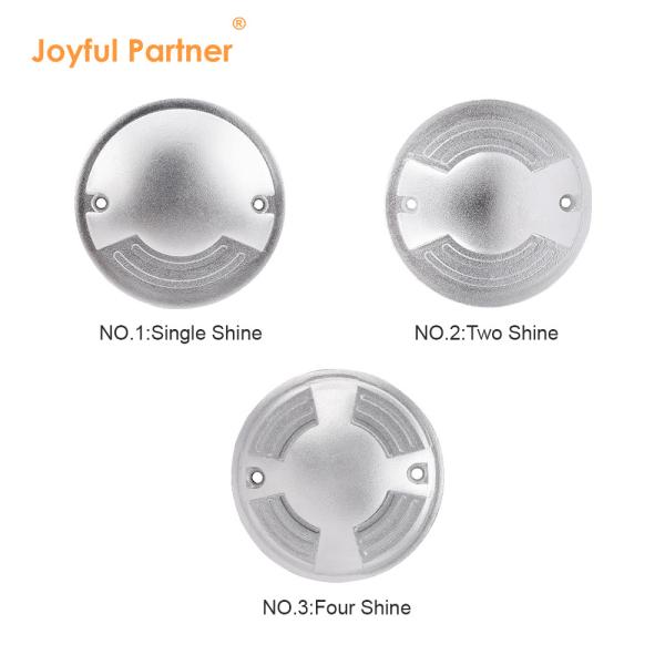 Lâmpada de montagem de superfície IP67 SS Inground Drive Over Light Ultra Thin Diâmetro 70mm 3W