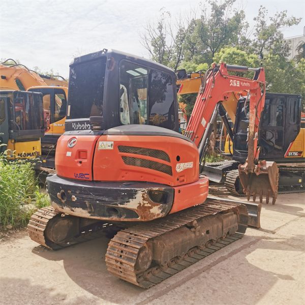 Хорошее здоровье Сделано в Японии 2019 год Модель мини использованный экскаватор Kubota KX165-5 в дизайне