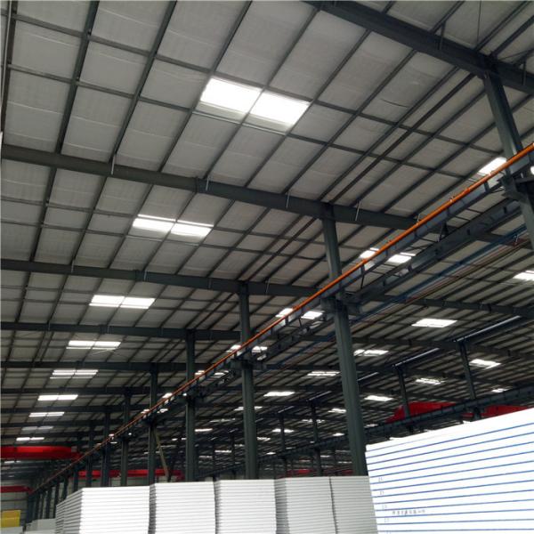 50mm smooth surface 0.376mm eps sandwich wall panel for prefab house