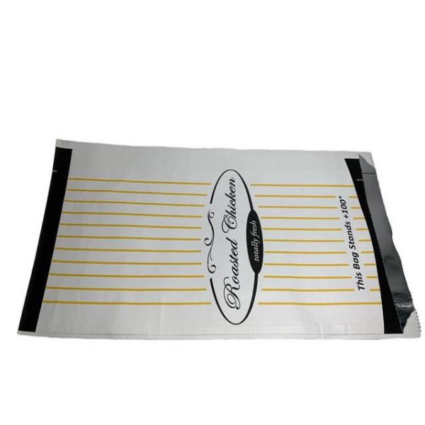 Kebabs Aluminum Foil Paper Bag Heat Resistant BBQ Takeaway Bag Chicken Hot Dog Kraft Packaging Bag