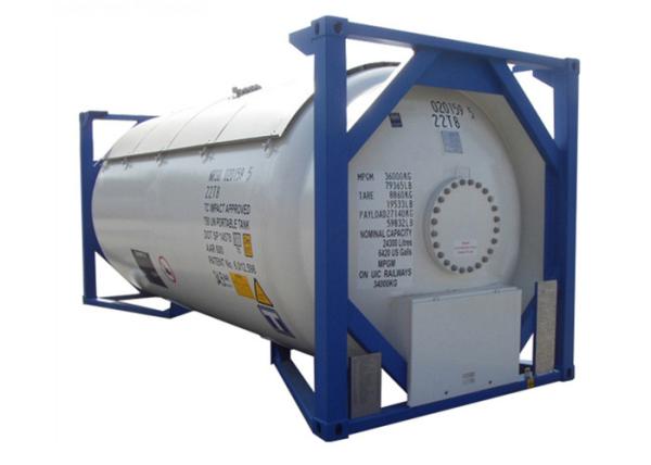 Recipiente do tanque do ISO T50 de ASME 20 pés de tanque criogênico 24.5m3 de GNL
