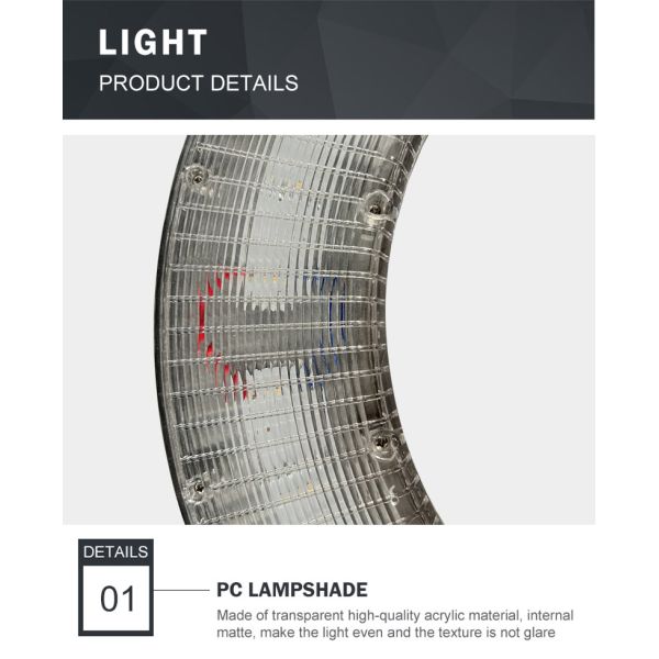 Garden Lamp 30W 3000-6000K IP65 600*600*390MM 5KG 140-76MM 3-6M