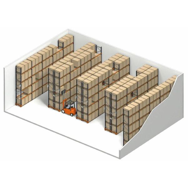 1200 KGS UDL Conventional Pallet Racking , Universal Selective Pallet Racking Systems