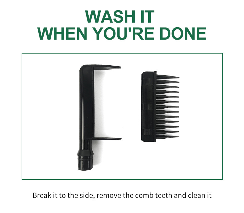 Shampoo colorant capillaire végétal noir rapide 500ml avec peigne/gants