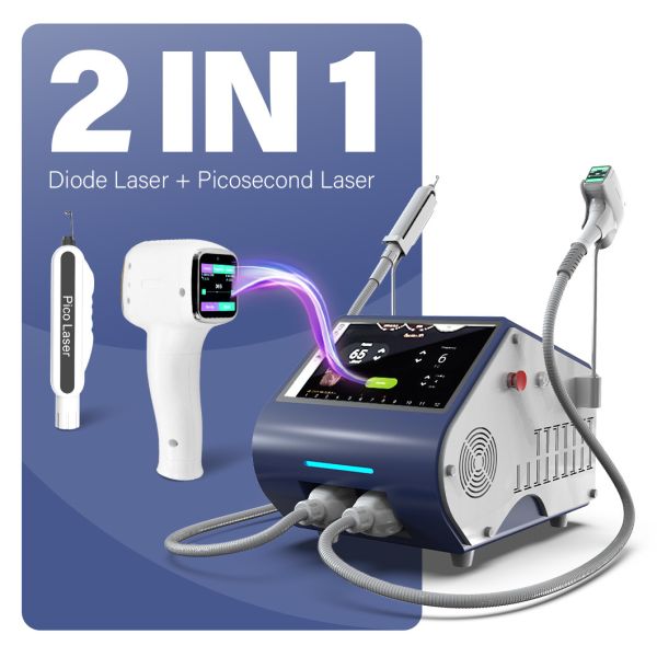 1200W 808nm Diode Laser Hair Removal Machine with Water Air Semiconductor Cooling System