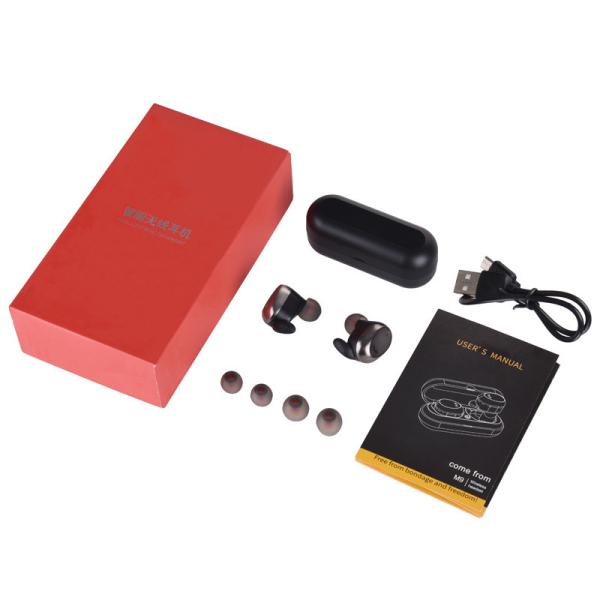  				M9 Tws Bluetooth Earphones True Wireless Headphones Sports Earphone Handsfree Cordless Headphone Headset Mini Earbuds with Mic 	        
